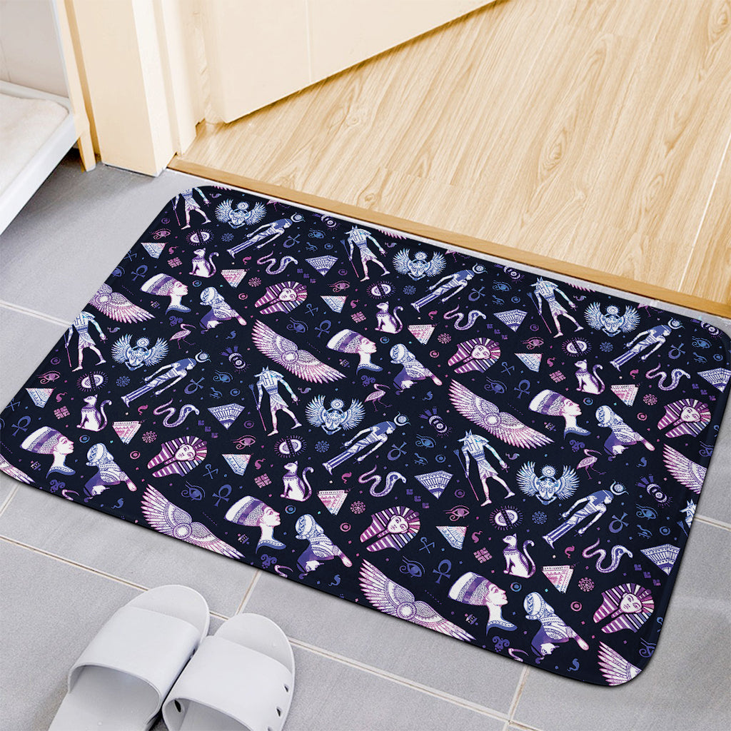 Egyptian Tribal Symbols Print Indoor Door Mat