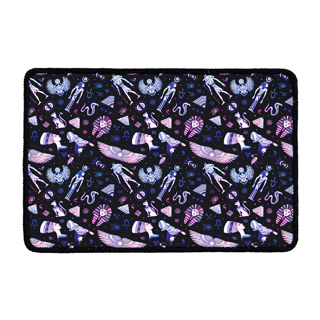 Egyptian Tribal Symbols Print Kitchen Mat