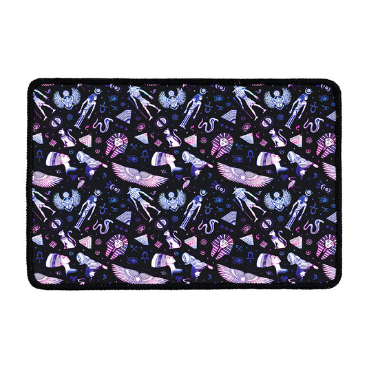 Egyptian Tribal Symbols Print Kitchen Mat