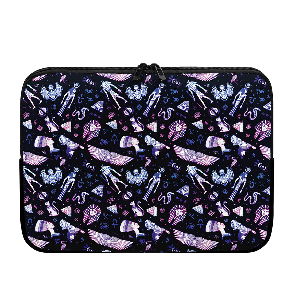 Egyptian Tribal Symbols Print Laptop Sleeve