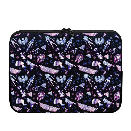 Egyptian Tribal Symbols Print Laptop Sleeve
