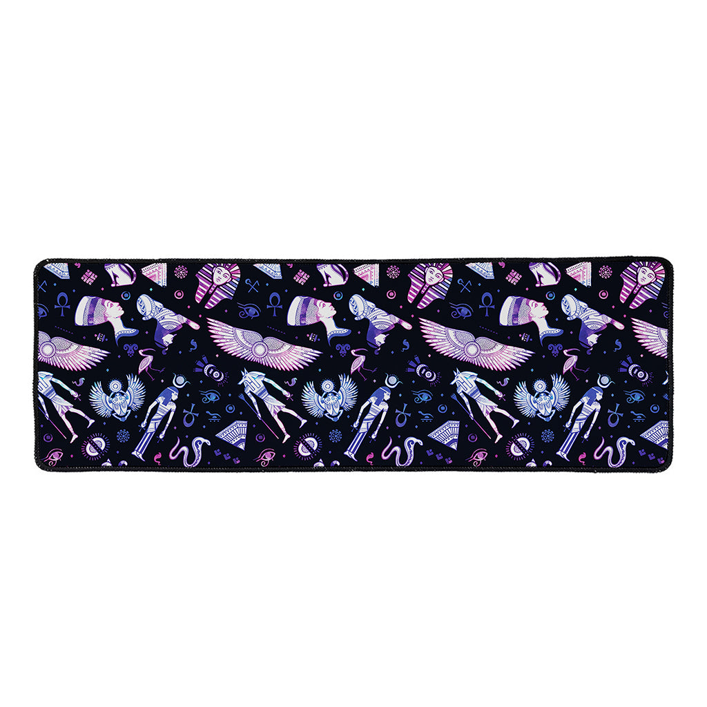 Egyptian Tribal Symbols Print Long Kitchen Mat