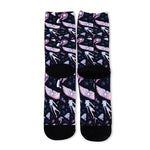 Egyptian Tribal Symbols Print Long Socks