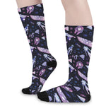 Egyptian Tribal Symbols Print Long Socks