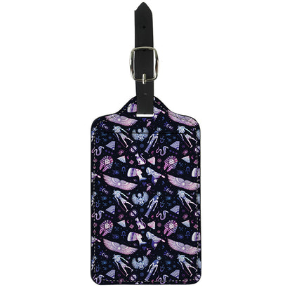 Egyptian Tribal Symbols Print Luggage Tag