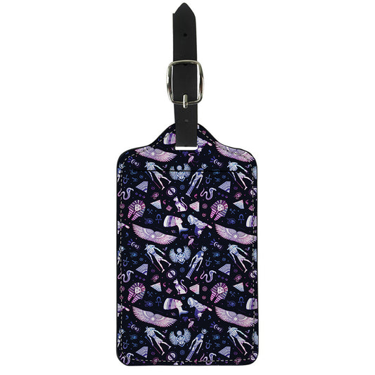 Egyptian Tribal Symbols Print Luggage Tag