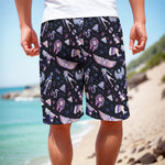 Egyptian Tribal Symbols Print Men's Cargo Shorts