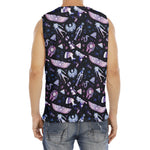 Egyptian Tribal Symbols Print Men's Fitness Tank Top