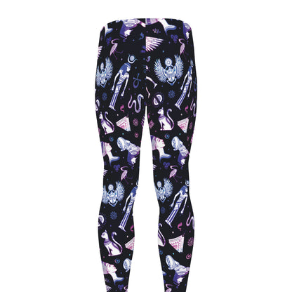 Egyptian Tribal Symbols Print Men's leggings