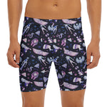 Egyptian Tribal Symbols Print Men's Long Boxer Briefs