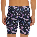 Egyptian Tribal Symbols Print Men's Long Boxer Briefs