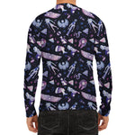 Egyptian Tribal Symbols Print Men's Long Sleeve Rash Guard