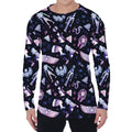 Egyptian Tribal Symbols Print Men's Long Sleeve T-Shirt