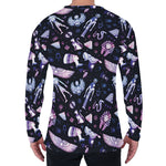 Egyptian Tribal Symbols Print Men's Long Sleeve T-Shirt