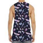 Egyptian Tribal Symbols Print Men's Muscle Tank Top