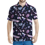 Egyptian Tribal Symbols Print Men's Polo Shirt