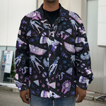 Egyptian Tribal Symbols Print Men's Shirt Jacket