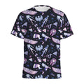 Egyptian Tribal Symbols Print Men's Athletic T-Shirt