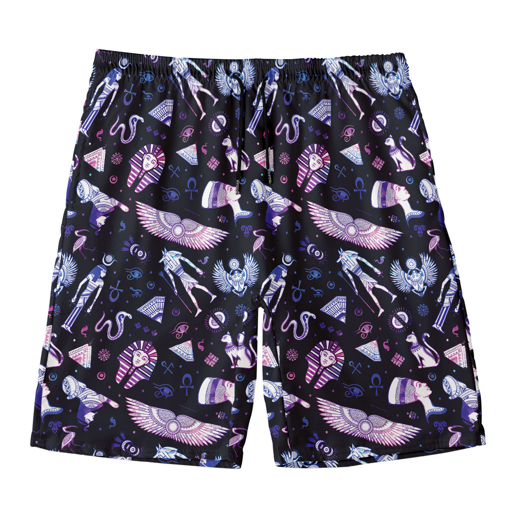 Egyptian Tribal Symbols Print Men's Swim Trunks