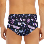 Egyptian Tribal Symbols Print Men's Triangle Swim Briefs