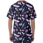 Egyptian Tribal Symbols Print Men's Velvet T-Shirt