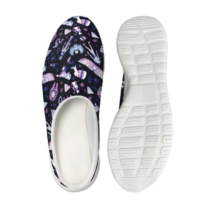 Egyptian Tribal Symbols Print Mesh Casual Shoes