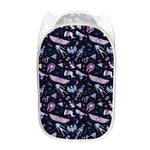 Egyptian Tribal Symbols Print Mesh Laundry Hamper