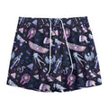 Egyptian Tribal Symbols Print Mesh Shorts