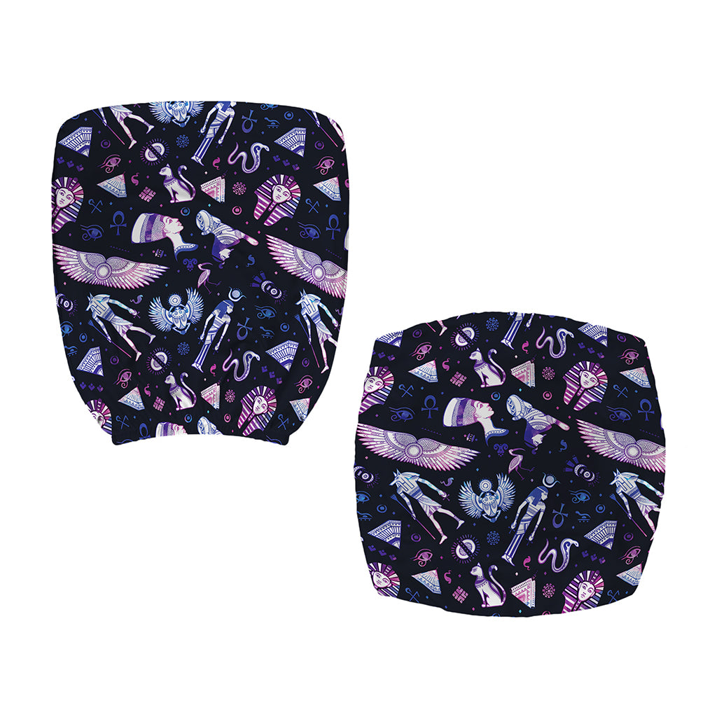 Egyptian Tribal Symbols Print Office Chair Cover