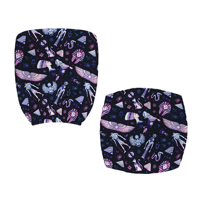Egyptian Tribal Symbols Print Office Chair Cover