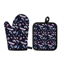 Egyptian Tribal Symbols Print Oven Mitt And Pot Holder Set
