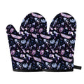 Egyptian Tribal Symbols Print Oven Mitts