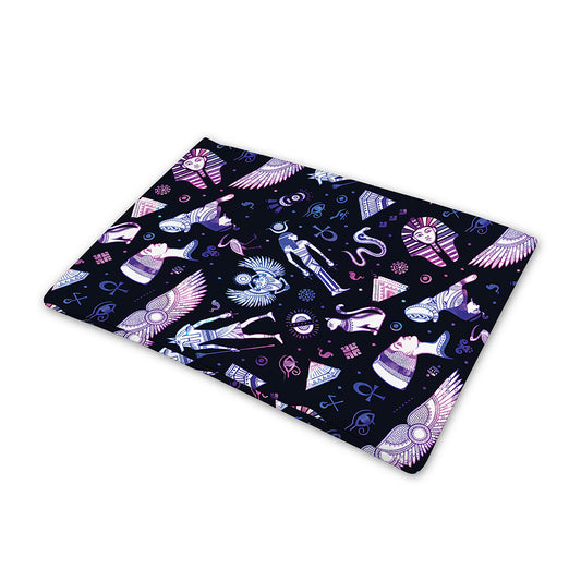 Egyptian Tribal Symbols Print Pet Cooling Mat Cover