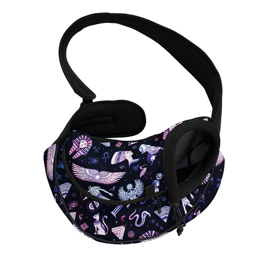 Egyptian Tribal Symbols Print Pet Sling Carrier