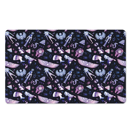 Egyptian Tribal Symbols Print Polyester Doormat
