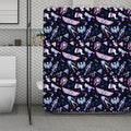 Egyptian Tribal Symbols Print Polyester Shower Curtain