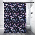 Egyptian Tribal Symbols Print Premium Shower Curtain