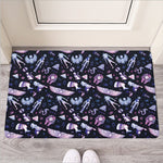 Egyptian Tribal Symbols Print Rubber Doormat