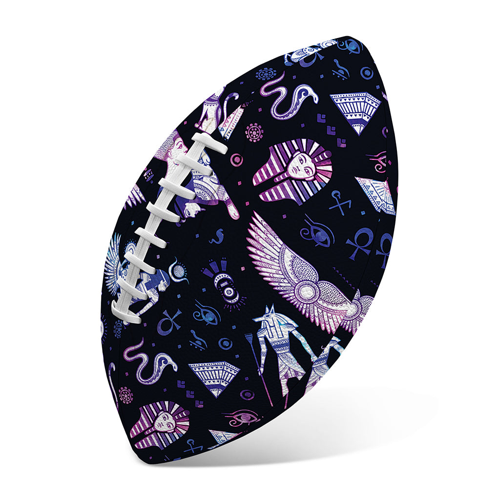 Egyptian Tribal Symbols Print Rugby Ball