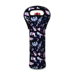 Egyptian Tribal Symbols Print Single Neoprene Wine Tote