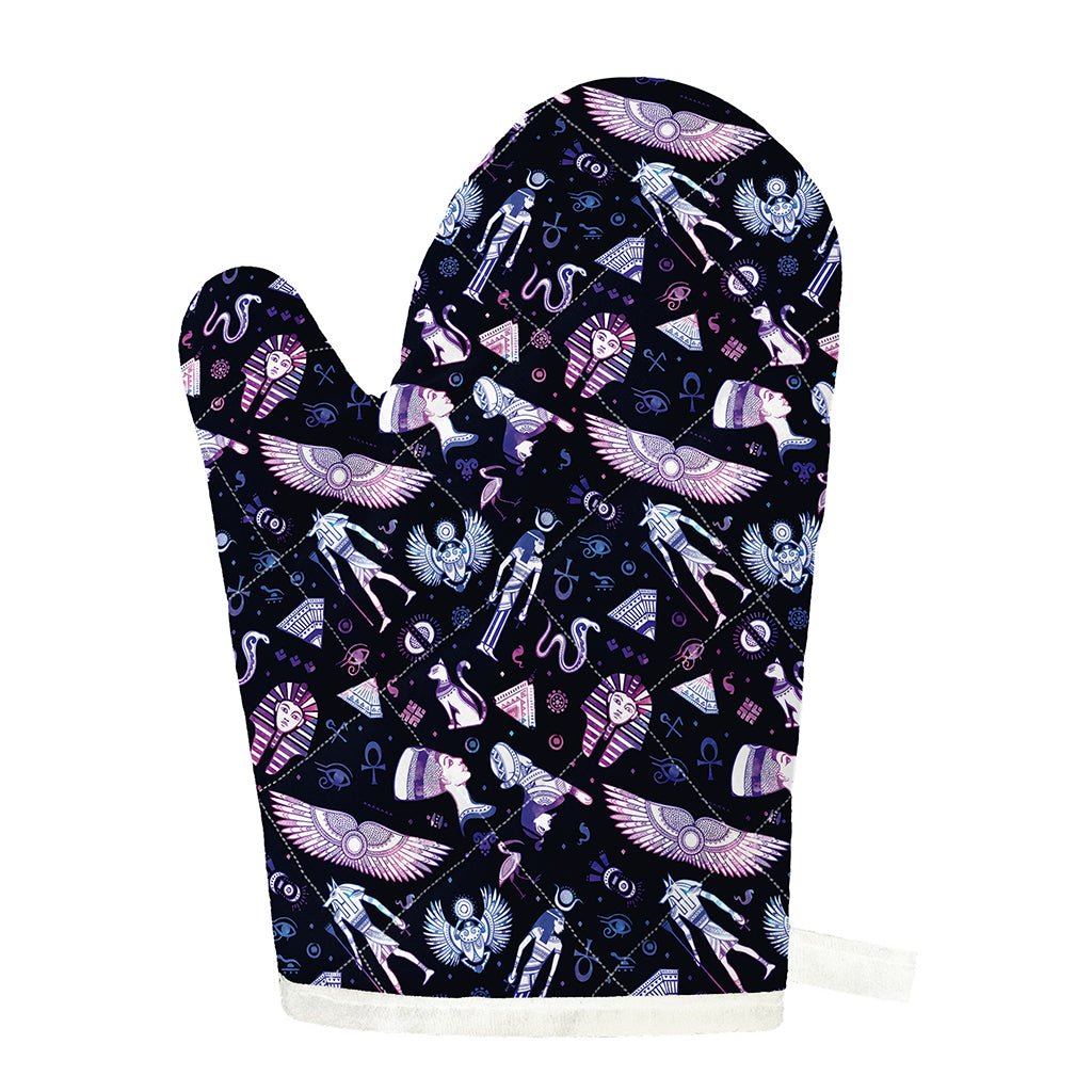 Egyptian Tribal Symbols Print Single Oven Mitt