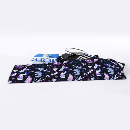 Egyptian Tribal Symbols Print Sports Towel