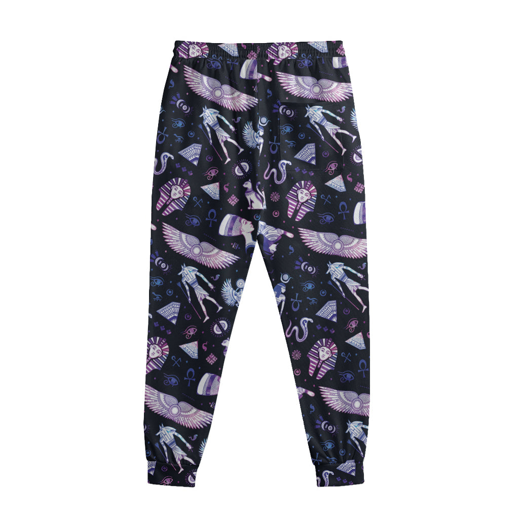 Egyptian Tribal Symbols Print Sweatpants