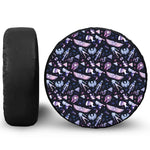 Egyptian Tribal Symbols Print Tire Cover