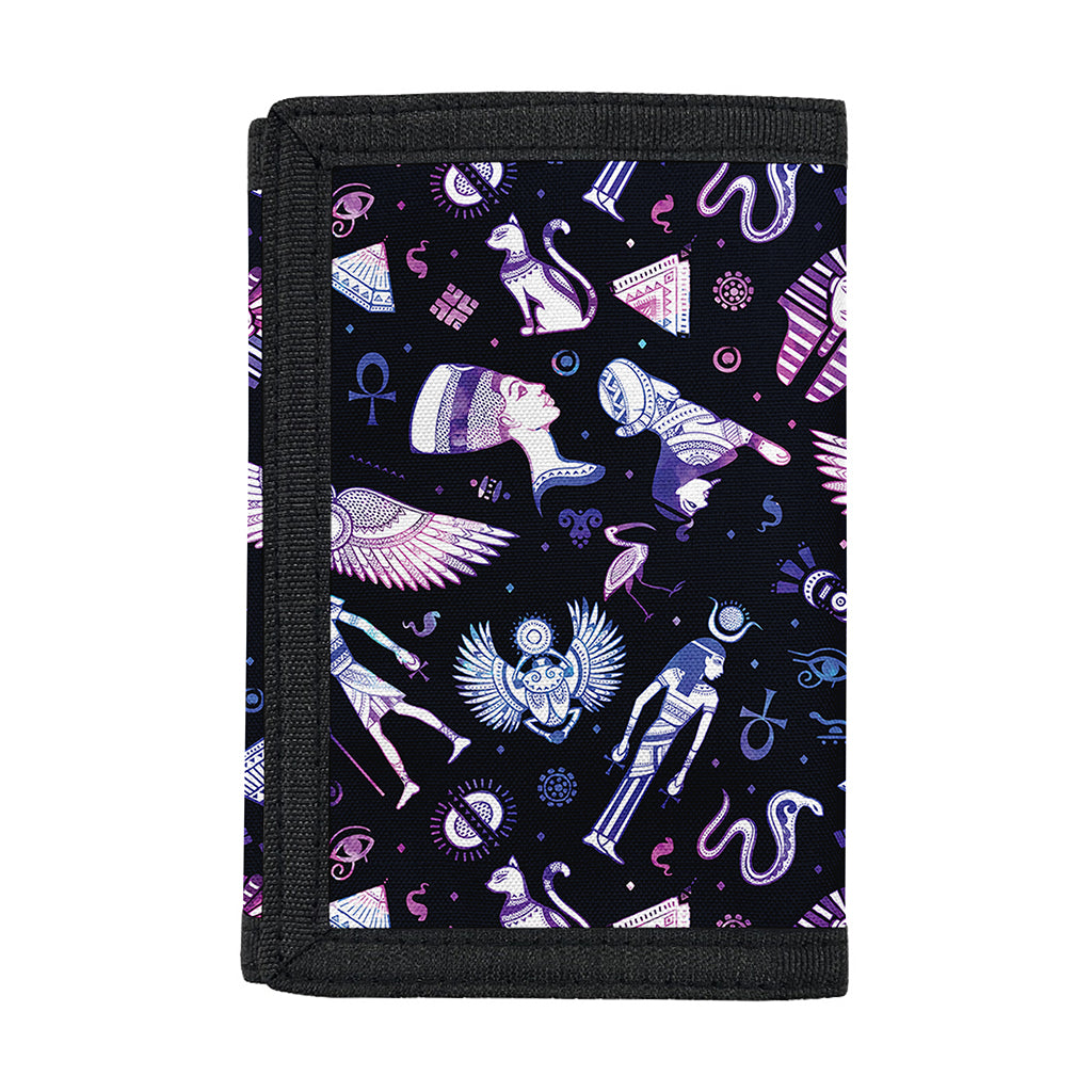 Egyptian Tribal Symbols Print Trifold Wallet