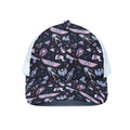 Egyptian Tribal Symbols Print White Mesh Trucker Hat