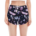 Egyptian Tribal Symbols Print Women's Split Running Shorts