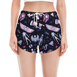 Egyptian Tribal Symbols Print Women's Split Running Shorts