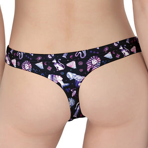 Egyptian Tribal Symbols Print Women's Thong