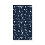 Electric Guitar Pattern Print Baby Crib Sheet